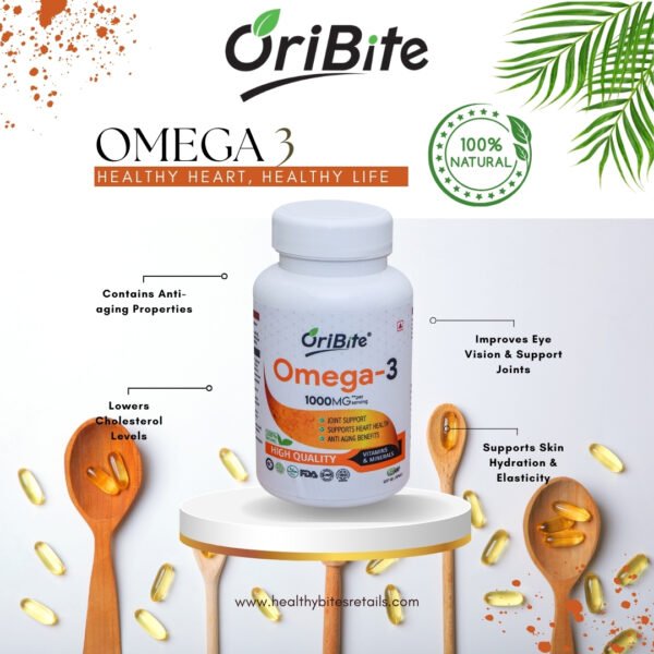 Omega-3 capsules for cardiovascular and brain health