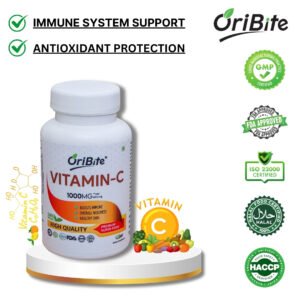 Vitamin C tablets for boosting immunity and skin health